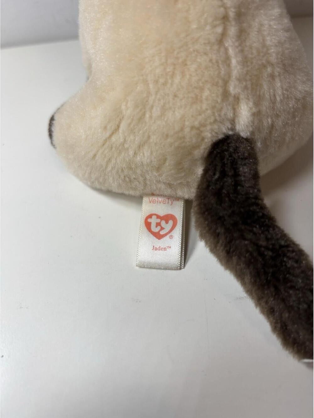 Ty Beanie Baby JADEN the Siamese Cat (6 Inch) Plush Stuffed Animal Toy - Picture 3 of 6